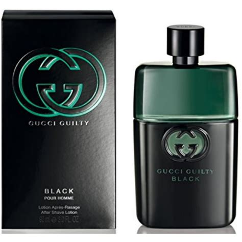 gucci black mens|gucci black guilty after shave.